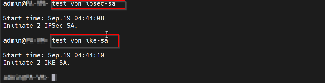 Palo Alto CLI: running ‘test vpn ipsec-sa’ and ‘test vpn ike-sa’